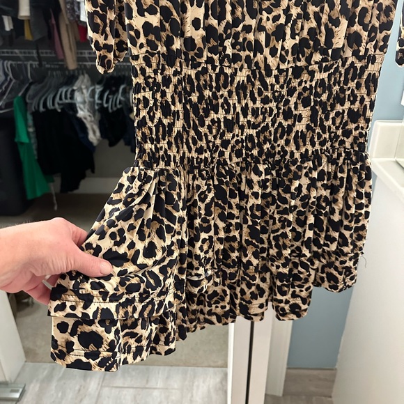 Animal print party dress from upscale New Orleans boutique Yvonne LaFleur.  M. - Picture 2 of 5